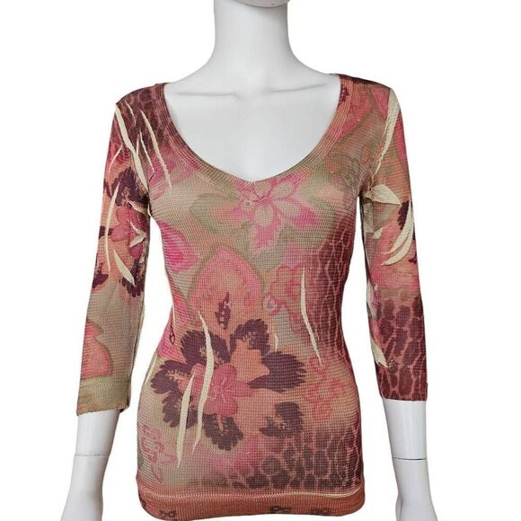 y2k vintage fairy graphic knit top - Picture 2 of 6